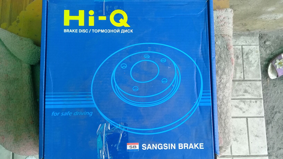 диски тормозные на Акцент Тагаз Sangsin Brake SD1004 — Hyundai Accent (2G). Запчасти на фото: SD1004