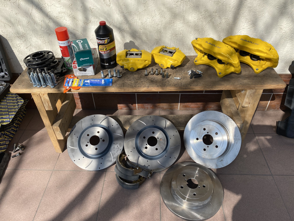 Комплект для установки тормозной системы Brembo Gold — Subaru Legacy (BL/BP)