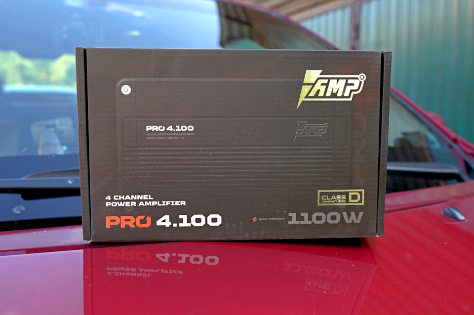 Усилитель AMP PRO 4.100 🔥 — Pontiac Vibe (1G)