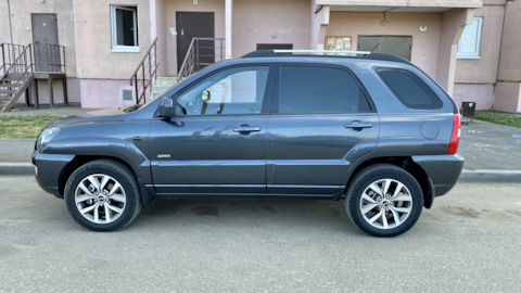 Пушка гонка stinger стронгер))) — KIA Sportage (2G) бензин, 2 л, 2008