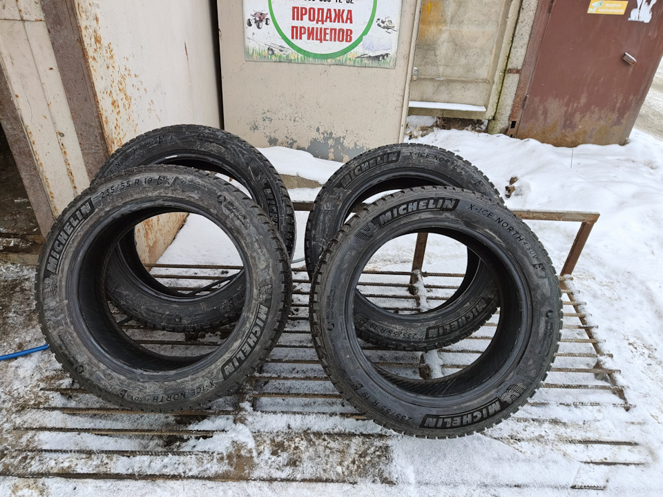 Мишлен, прощай! Я буду вспоминать! — Haval F7 (1G). Запчасти на фото: Michelin X-Ice