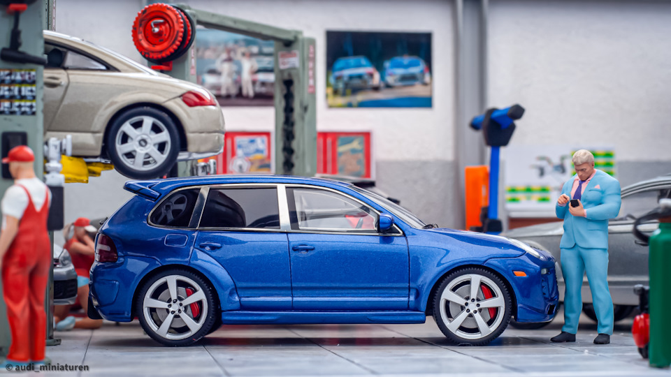 2010 Porsche Cayenne RUF Dakara Blau (Spark) 1:43 — DRIVE2