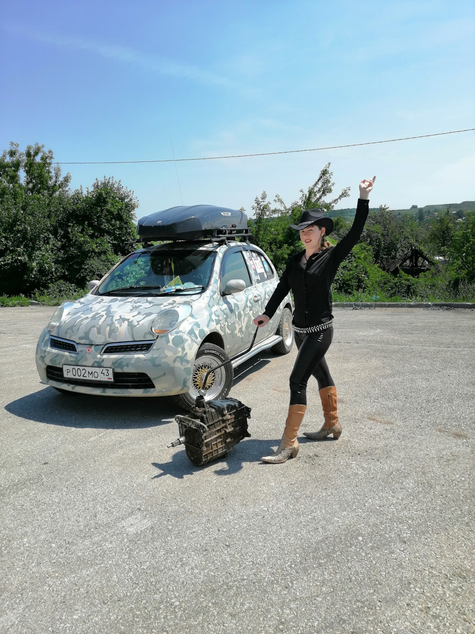 я в образе. купила КПП на Кавз для кавзбоев — Nissan March (K12)