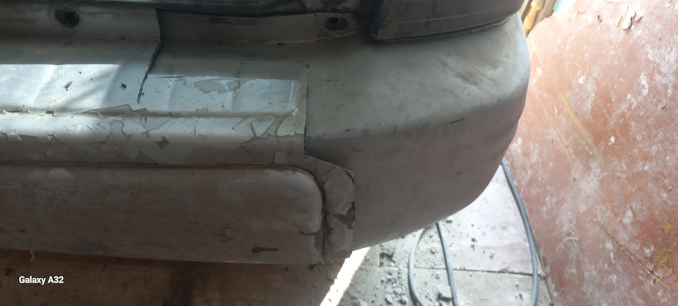 Вставляем тот кусок от другого бампера — Subaru Forester (SF)