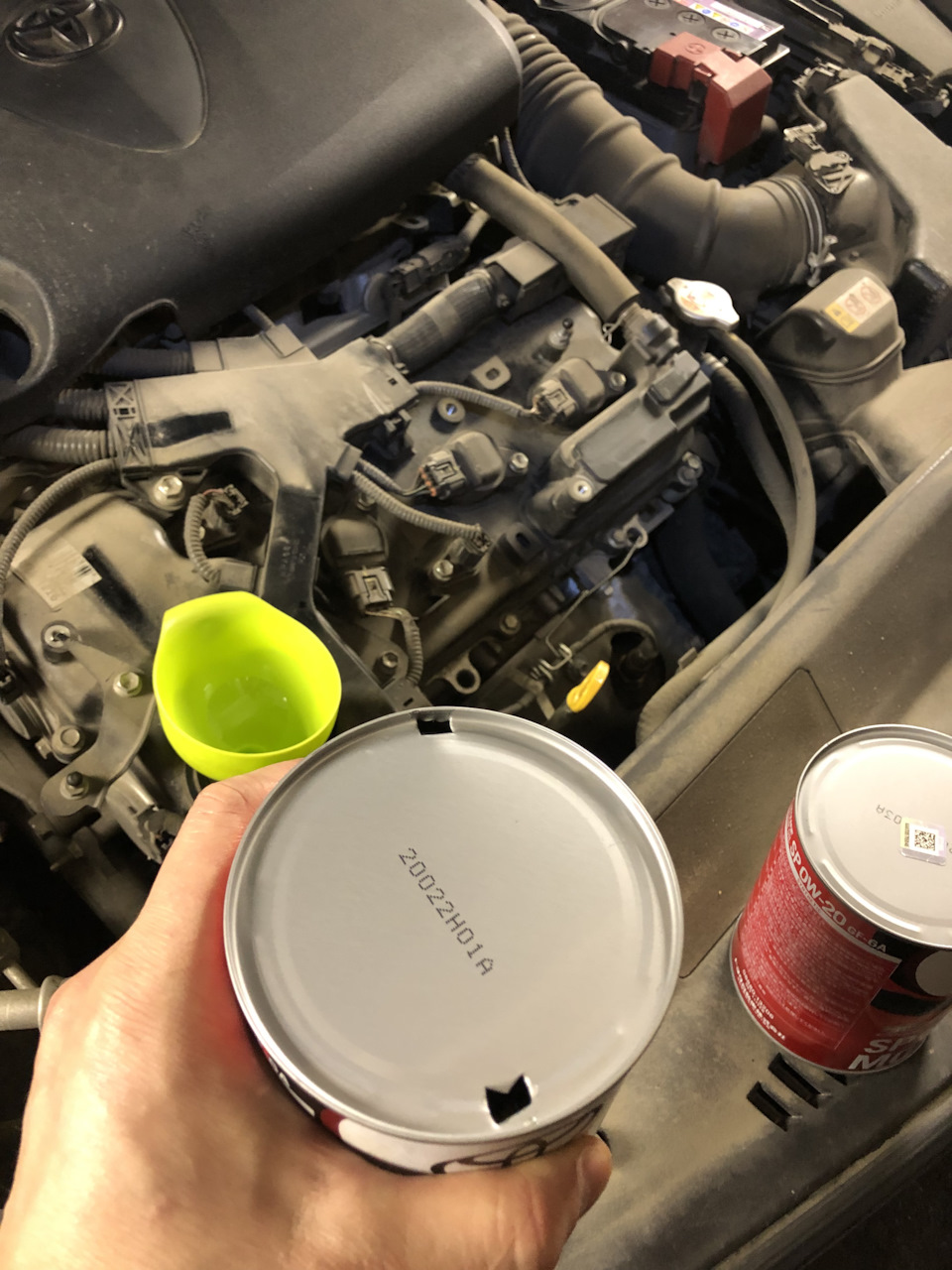 Photo from the logbook Toyota Camry (XV70)