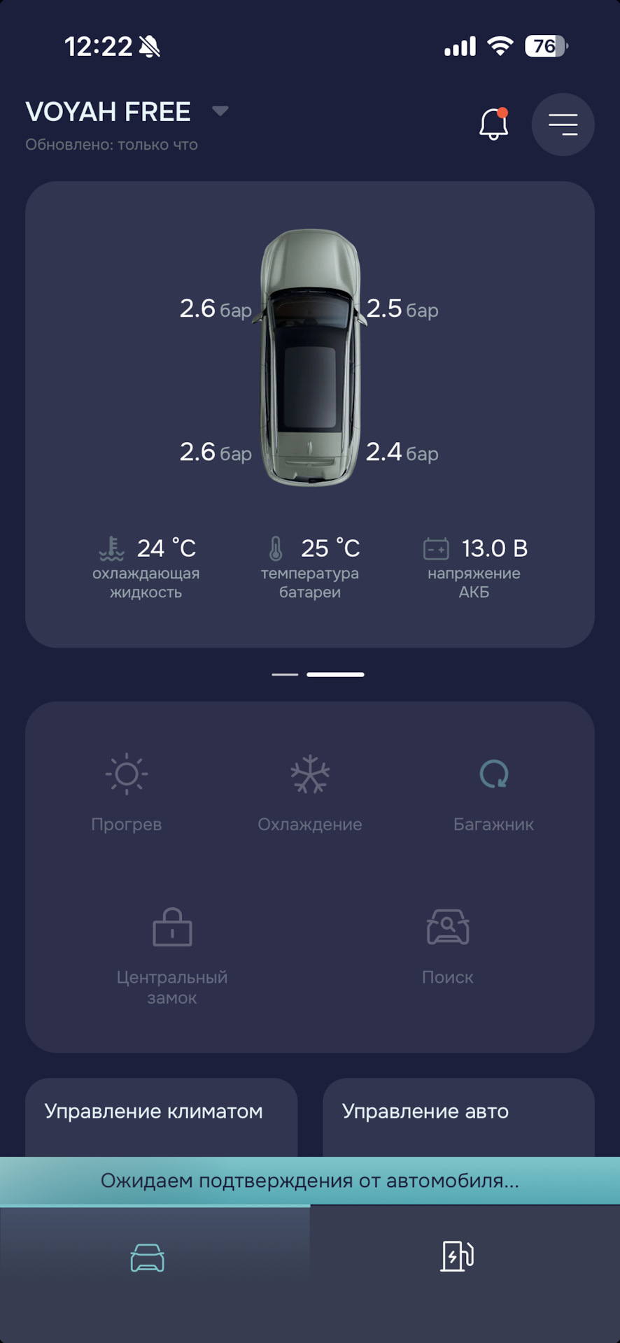 Фото в бортжурнале Voyah Free
