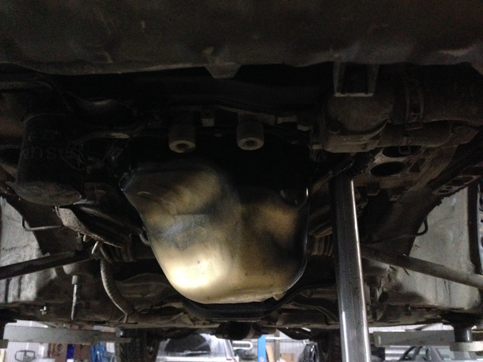 новый поддон на своем месте — Subaru Outback (BP)
