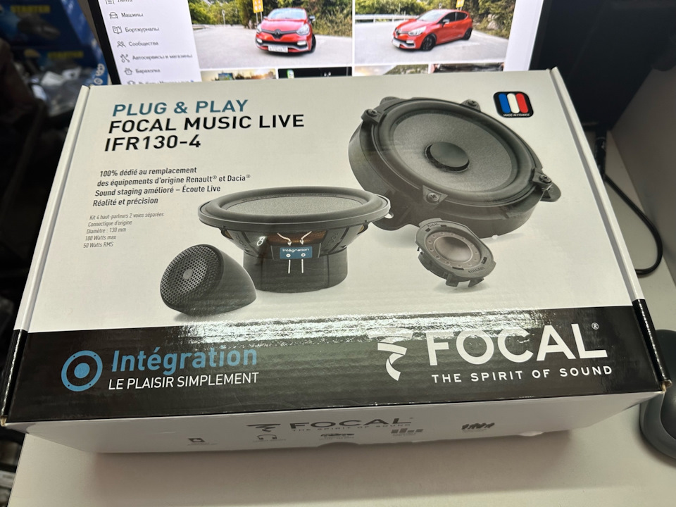 13. Focal Music Live IFR130-4 — Renault Clio Sport IV бензин, 1,6
