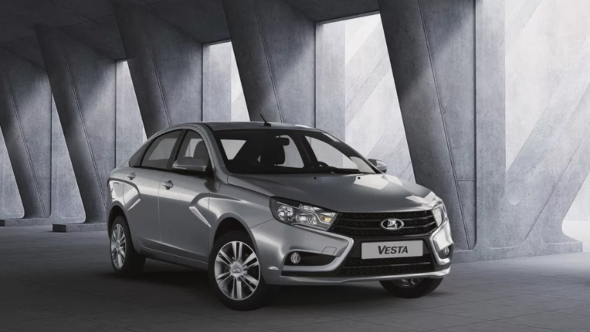 Lada Vesta Сharrette grise