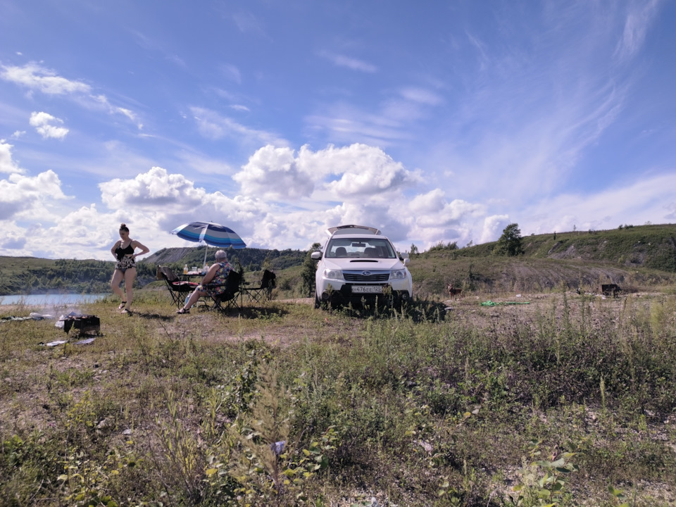 Взяли тёщу с собой😁 — Subaru Forester (SH)