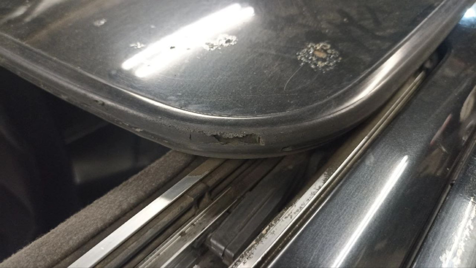 Состояние полотна и уплотнителя люка — Honda Prelude (BA8/BA9/BB1/BB4)