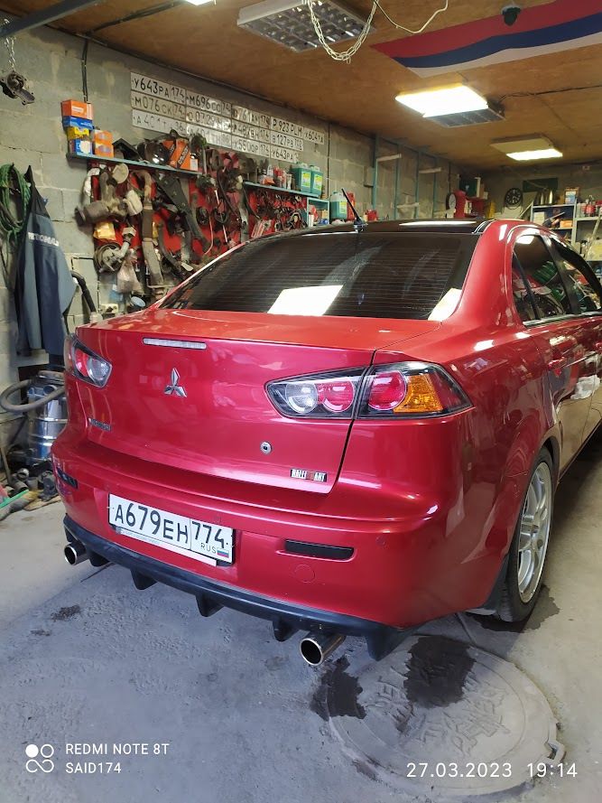 Фото в бортжурнале Mitsubishi Lancer X