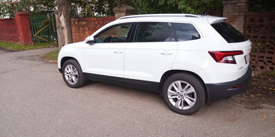 На бампер и крыло по зазорам установились идеально. — Skoda Karoq