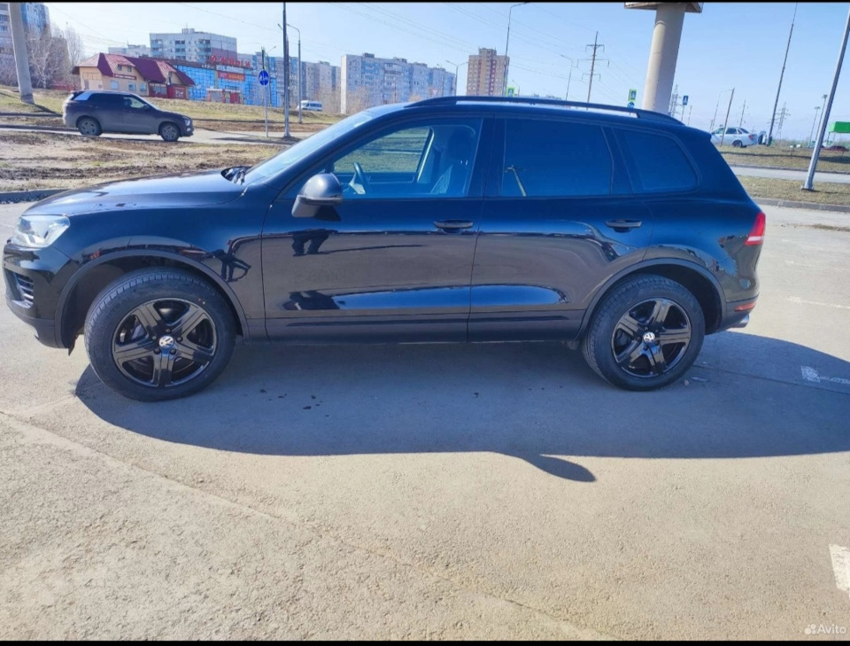 Вариация на зиму. Фото не моё! — Volkswagen Touareg (2G)
