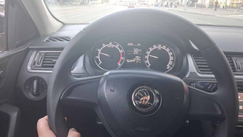 Вот такое было положение — Skoda Rapid (1G)