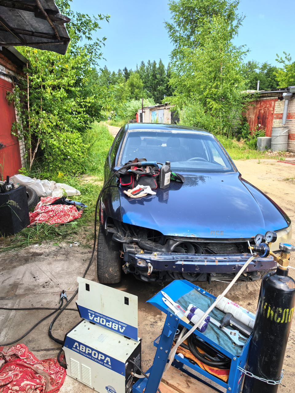 готовится к сварке) — Opel Vectra B