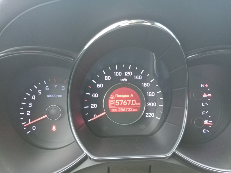 Пробег, моточасы, средний расход скинул в ноль. — KIA Rio (3G)