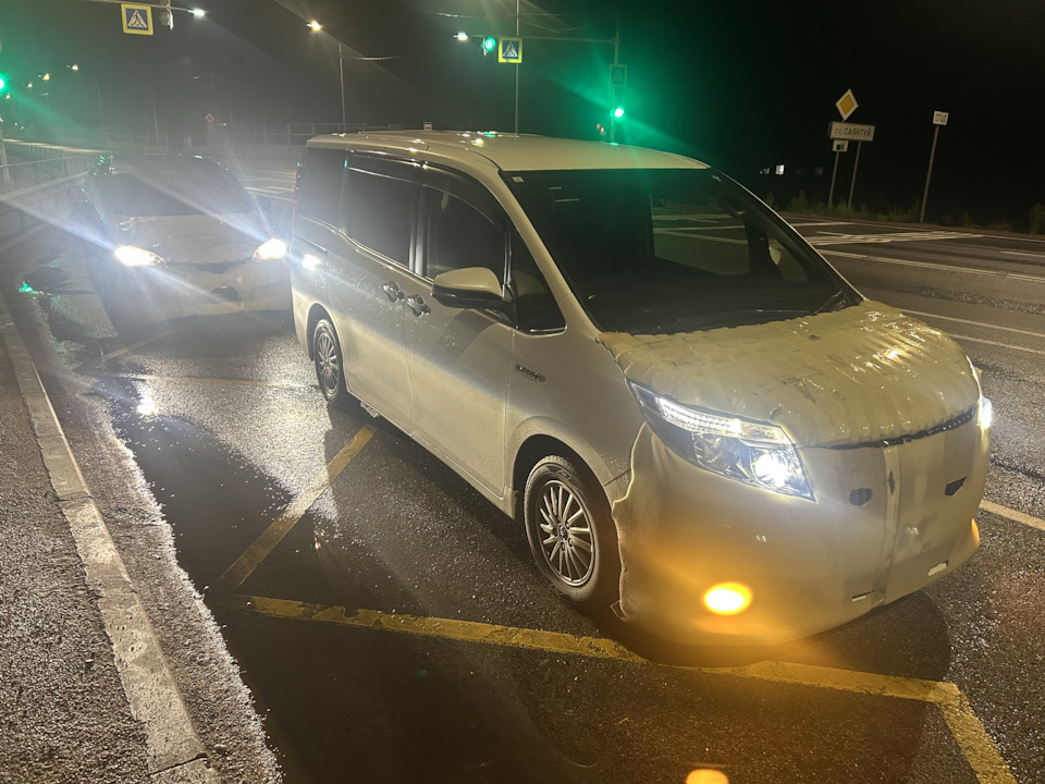 Вот и дома. Расход 6.8л на 100км. — Toyota Esquire