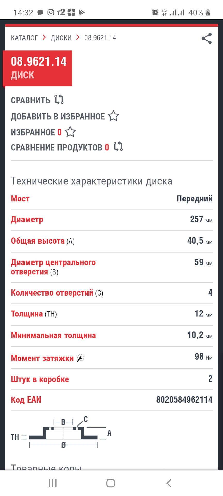 Фото в бортжурнале Lada Калина Хэтчбек (2G). Запчасти на фото: 08962114