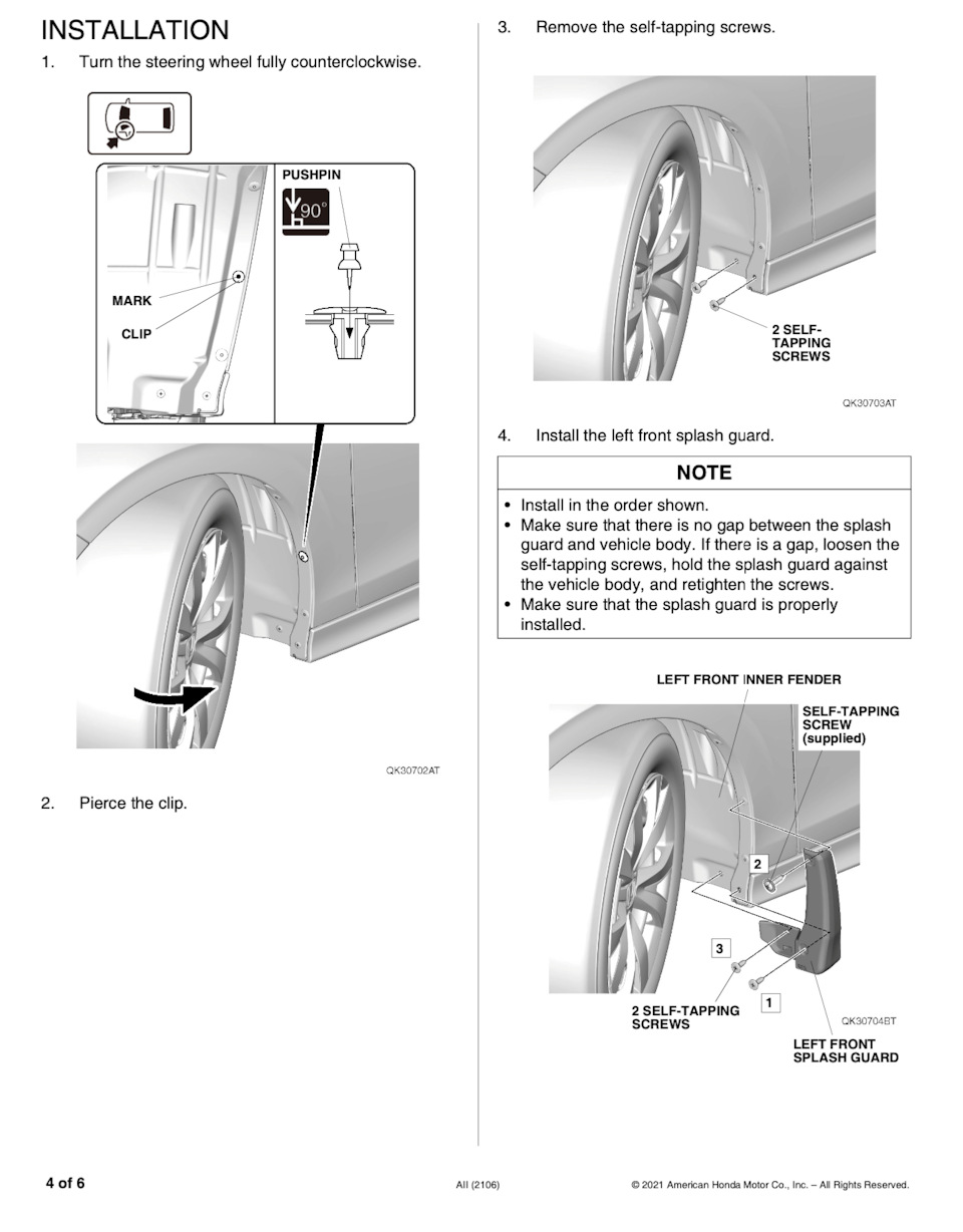 Страница 4 — Honda Civic 4D (11G)