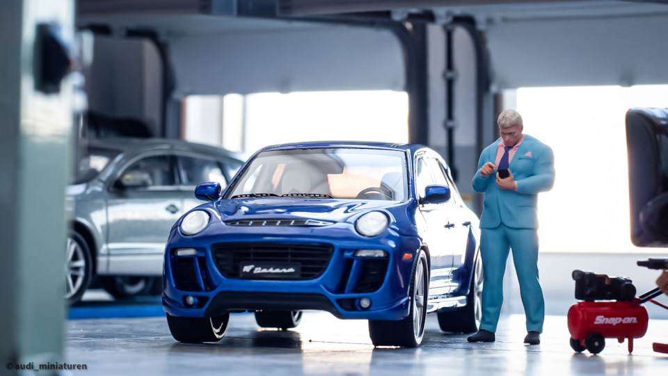 2010 Porsche Cayenne RUF Dakara Blau (Spark) 1:43 — DRIVE2