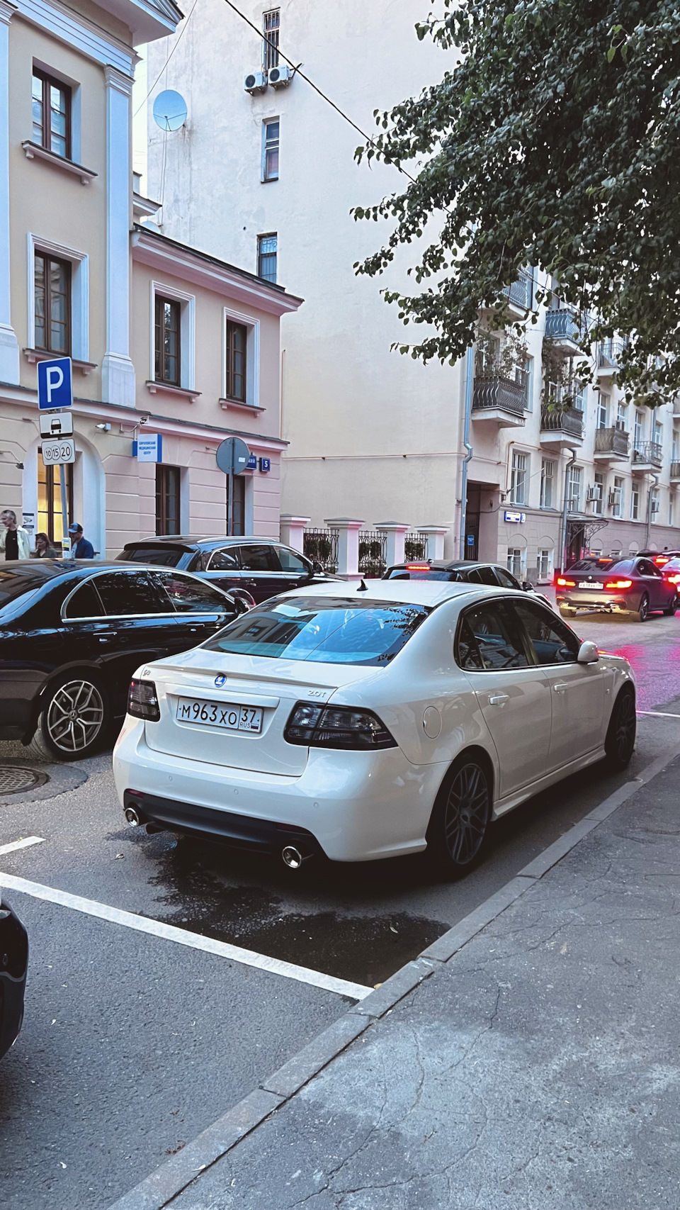 Снова Москва, центр. — Saab 9-3 (2G)