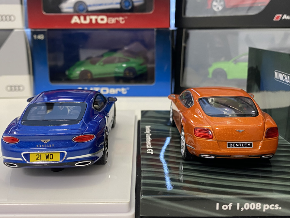 Bentley Continental GT, 1:43, TSM vs Minichamps — Сообщество