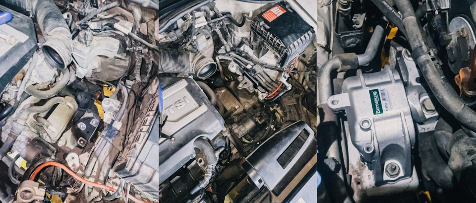 замена подушек двигателя — Volkswagen Passat CC