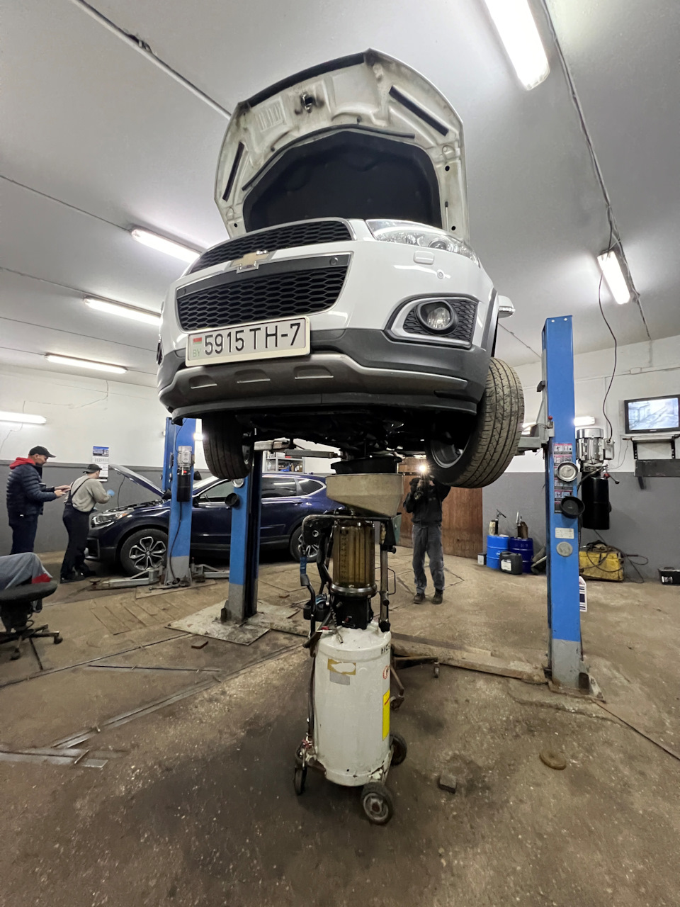 Подготовка к замене — Chevrolet Captiva (1G)
