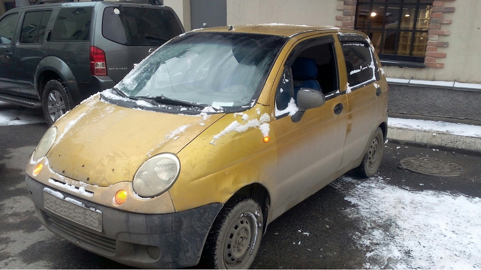Daewoo Matiz ошалевший хомячок