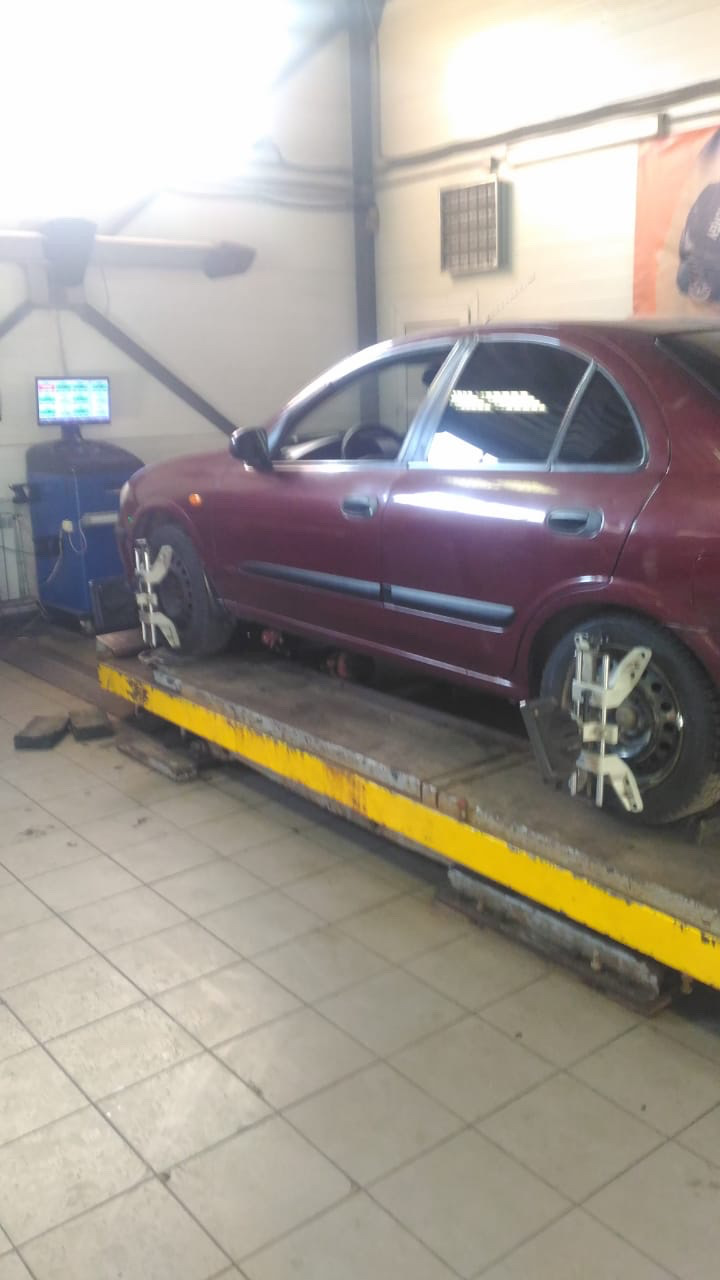 Сход развал — Nissan Almera II (N16)