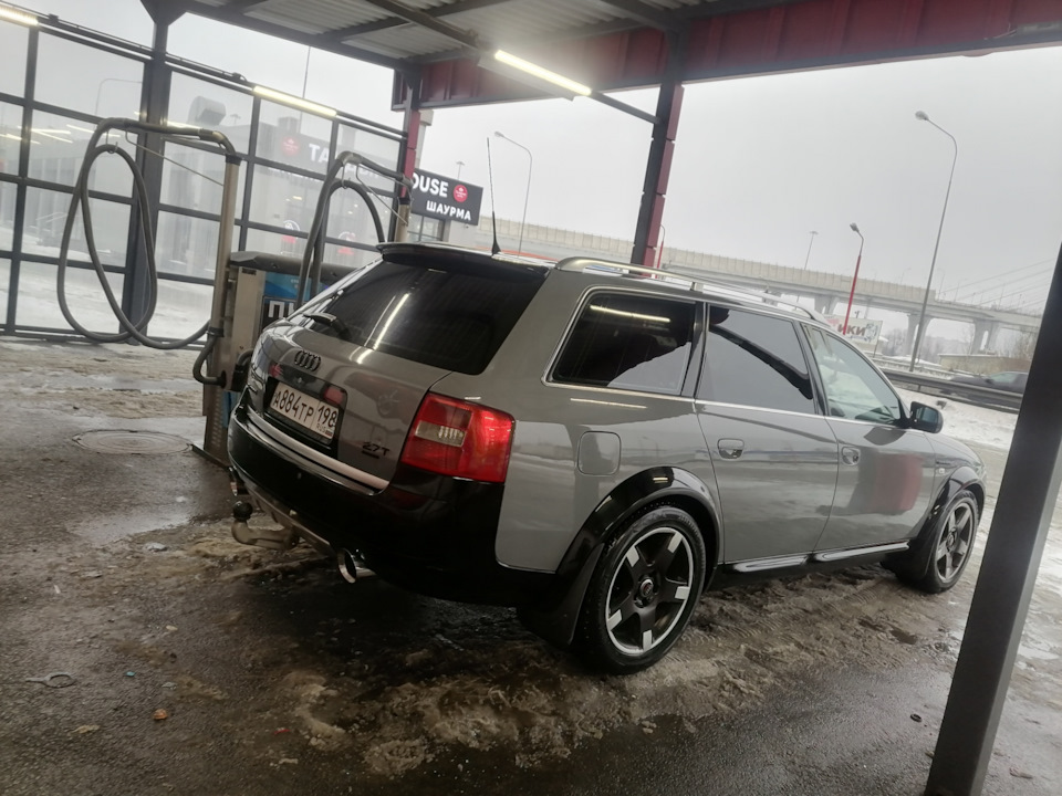 Естесвенно на следуйщий день, был день мойки 😍 — Audi Allroad (C5)
