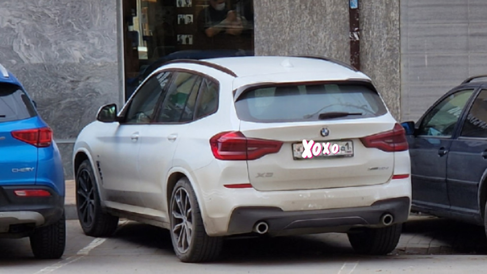 BMW X3 Едет белый трактор...ой!