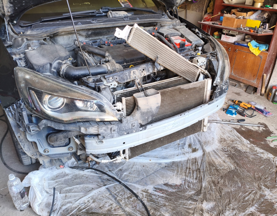 …и собрал морду в обратном порядке. — Opel Astra J