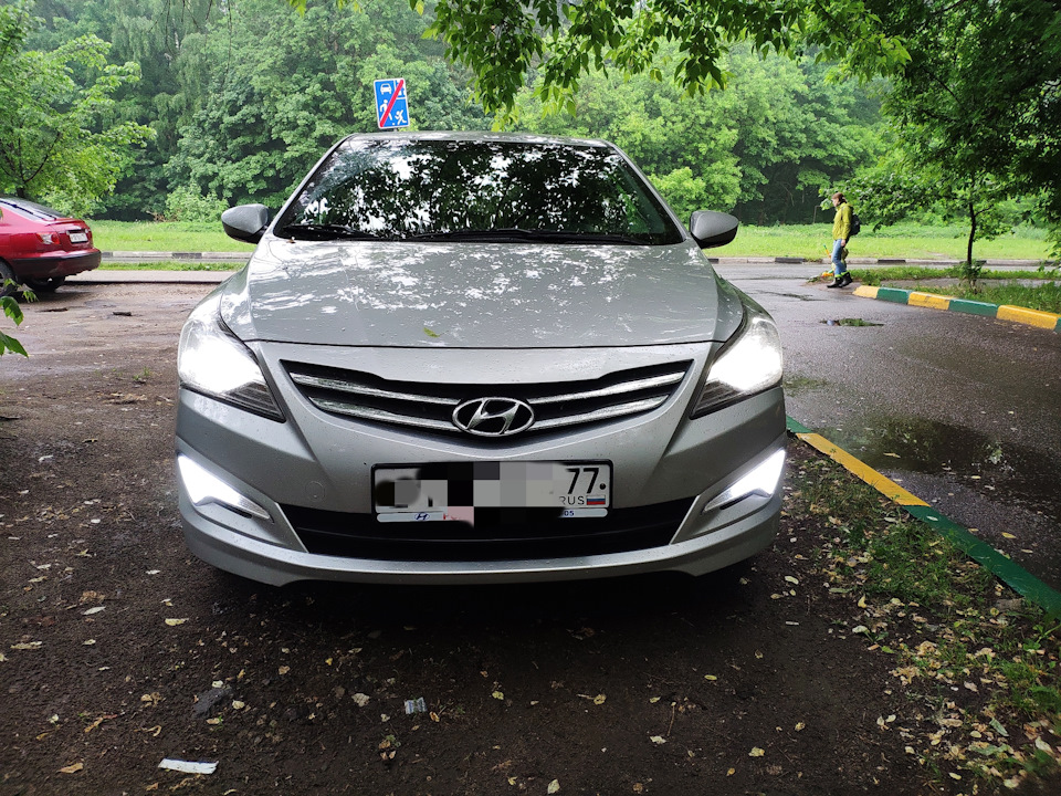 Фото в бортжурнале Hyundai Solaris Hatchback