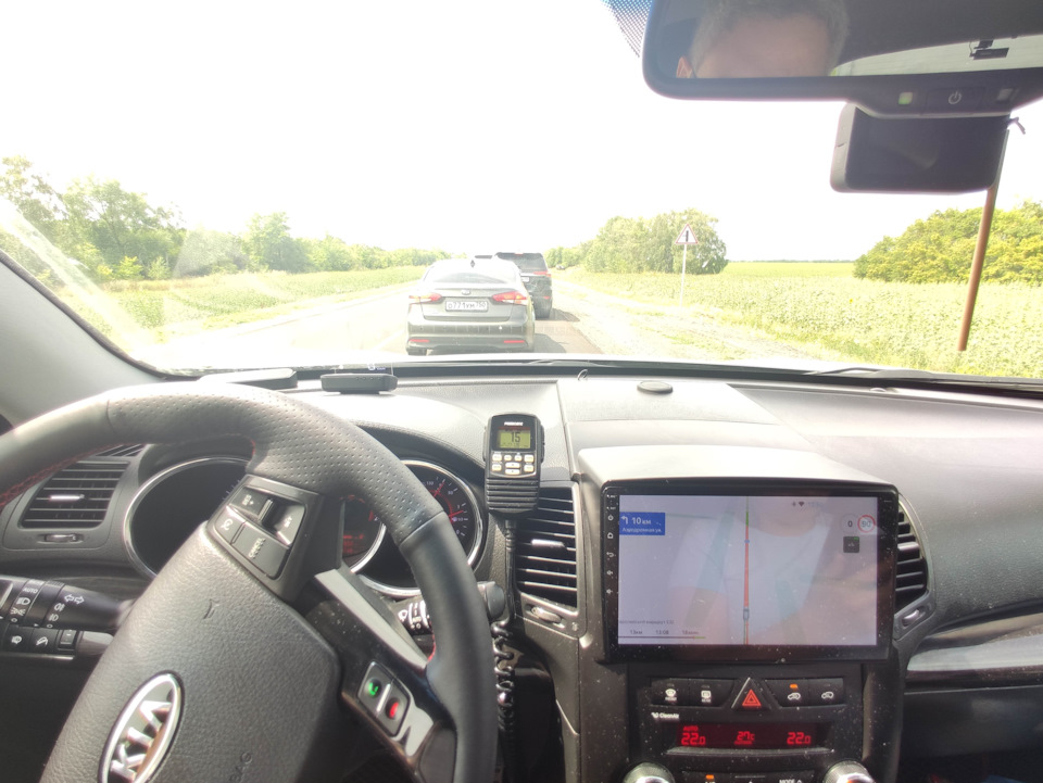 Еще даже не доехал до Борисоглебска уже реверс — KIA Sorento (2G)