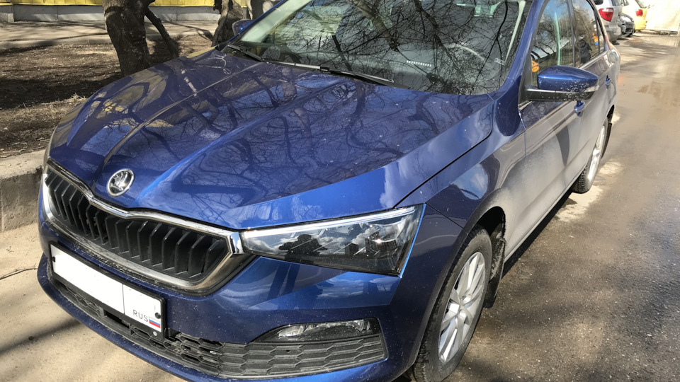 Skoda Rapid Синий Reef 1.4т DSG
