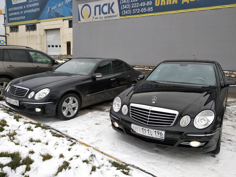 Фото в бортжурнале Mercedes-Benz E-Class (W211)