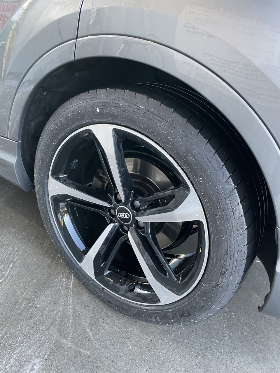 Красота, есть защита диска ) — Audi Q7 (2G)