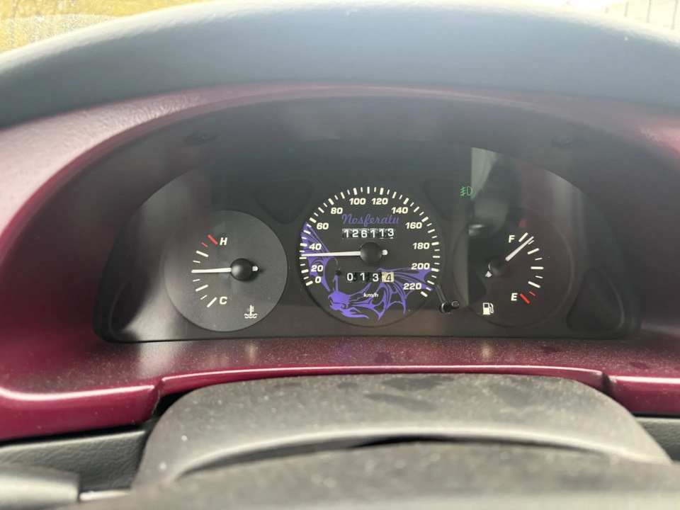Пробег — Chevrolet Lanos. Запчасти на фото: 126113