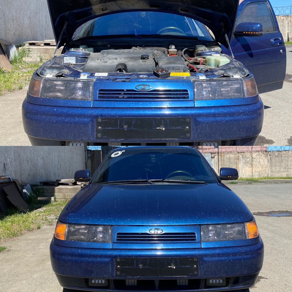 До/после — Lada 21124