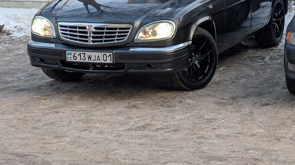 GAZ 31 газ 3110 мокрый асфальт
