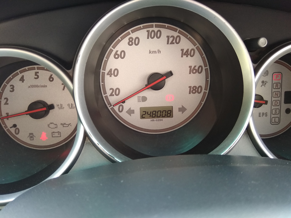 Пробег на момент ТО — Honda Fit (1G)