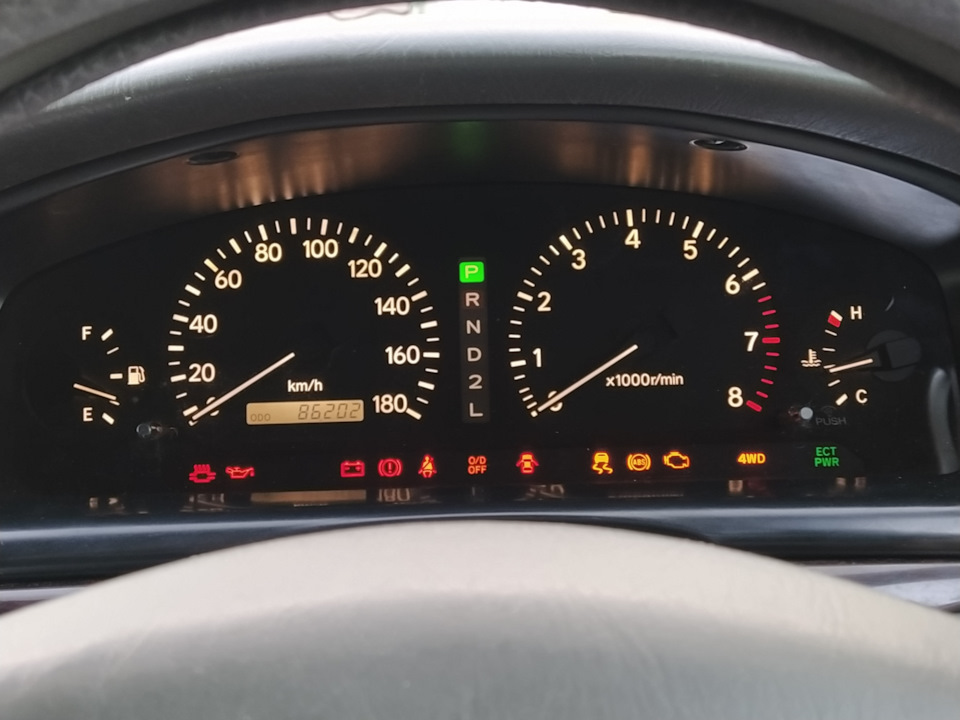 Приборка BMW — Toyota Cresta (100)