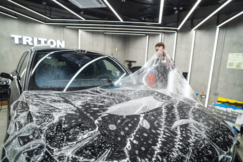 Li Auto: оклейка за 39.900 р. зон риска прозрачной полиуретановой плёнкой