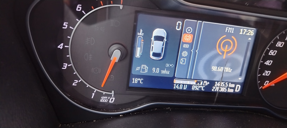 Средней расход — Ford Mondeo IV