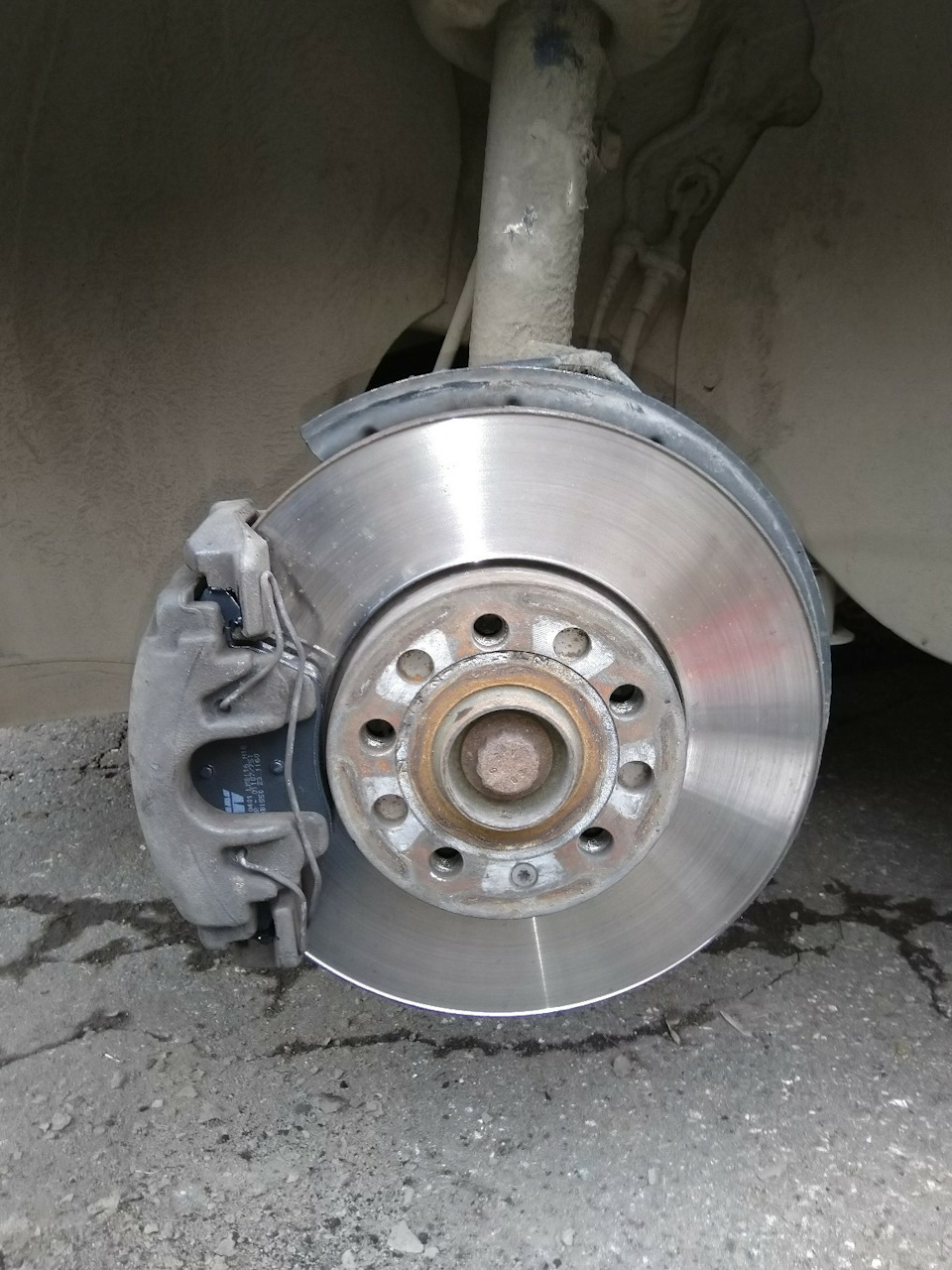 Всё собрал с колодками TRW Cotec — FIAT Stilo