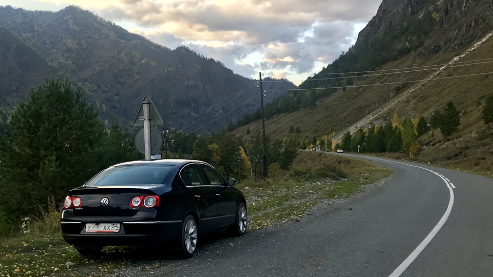Под обзоркой, в Че-Чкыше — Volkswagen Passat B6