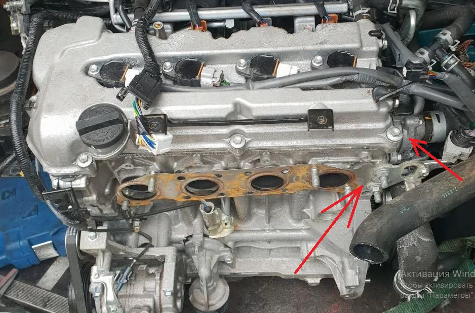 EGR нет, термостат ''верхний'' — Suzuki Liana